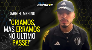 Gabriel Menino aponta falha ofensivas do Galo no empate contra o São Paulo