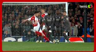 Veja gol impressionante de falta do Arsenal em massacre contra o Real Madrid