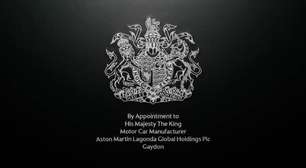Aston Martin ganha selo de garantia real da coroa inglesa com emblema do Rei Charles III