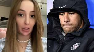 Amante de Neymar se revolta com vazamento de paternidade na gravidez: 'O pai do neném'