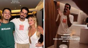 Enzo Celulari completa 28 e faz festinha íntima com amigos em hotel