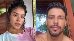 Bella Campos chora após bronca da elite da Globo em meio à polêmica com Cauã Reymond