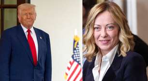 Nos EUA, Giorgia Meloni tenta negociar tarifas alfandegárias com Trump