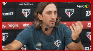 Zubeldía bate boca com repórter após São Paulo empatar com o Botafogo no RJ