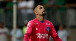 Bahia tem goleiro substituído ainda no primeiro tempo em duelo contra o Cruzeiro