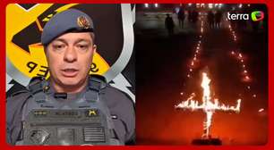 Comandante de batalhão da PM nega que fogo em cruz tinha caráter religioso: 'Simboliza vitória'
