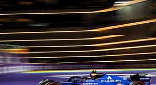 F1: Williams celebra pontuação com os dois carros em Jeddah