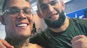 Cinturão interino? Caio Borralho e Khamzat Chimaev trocam farpas após suposta lesão de Dricus du Plessis