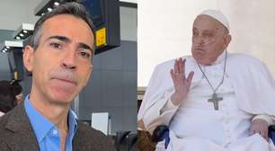 César Tralli corre para a Itália cobrir morte do papa Francisco: 'Esse momento triste'