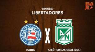 Bahia x Atlético Nacional: onde assistir, escalações e arbitragem