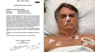 Com aval do STF, Bolsonaro é intimado no hospital após transmissão ao vivo na UTI