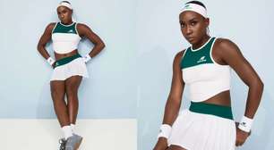 Tenista Coco Gauff irá lançar coleção em parceria com a Miu Miu e a New Balance