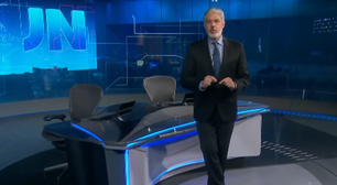 William Bonner relembra perrengue em Roma ao vivo no 'Jornal Nacional': 'Eu congelei'