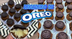 Só dois ingredientes para fazer o melhor: brigadeiro de oreo de chocolate