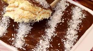 Pavê de prestígio delicioso e ótimo para você servir no final de semana