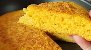 Pãozinho de Cuscuz na Frigideira Mais Rápido que Café da Manhã em Dia de Correria