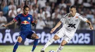 Atuações do Santos contra o Bragantino: Peixe vacila na defesa e segue na zona de rebaixamento