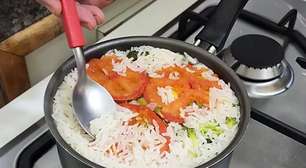 Arroz Soltinho com Brócolis para Acompanhar o Almoço em Família