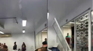 Pacientes se revoltam por falta de atendimento e quebram portas em UPA do DF; veja