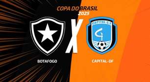 Botafogo x Capital (DF): onde assistir, escalações e arbitragem