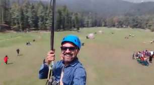 Turista filma acidentalmente ataque terrorista enquanto descia na tirolesa; confira