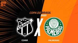 Ceará x Palmeiras: onde assistir, escalações e arbitragem