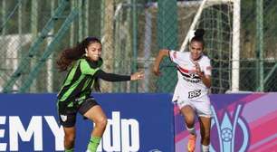São Paulo perde para o América-MG e pode deixar o G4 do Brasileirão Feminino