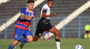 Corinthians vacila, toma virada do Fortaleza e perde em casa no Brasileirão Sub 20