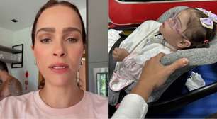 Letícia Cazarré comemora alta da filha após terceira internação no ano: 'Voltando'