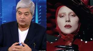 Datena se revolta com Lady Gaga por ignorar fãs no Brasil: 'Sem eles ela não é ninguém'