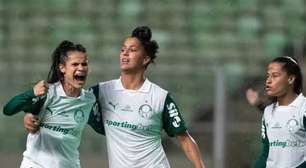 Amanda Gutierres faz três, Palmeiras goleia o Juventude e sobe no Brasileirão