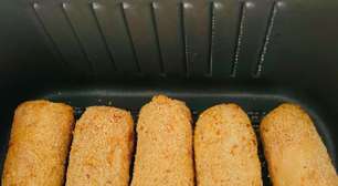 Banana à milanesa sem trigo na Airfryer: crocante e saudável