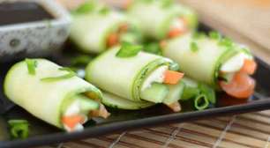 Sushi de abobrinha: aprenda a fazer o prato simples e saboroso