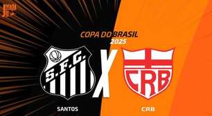 Santos x CRB, AO VIVO, com a Voz do Esporte, às 16h30