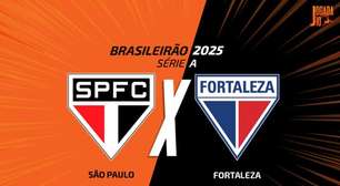 São Paulo x Fortaleza: onde assistir, escalações e arbitragem
