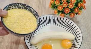 Lanche de Flocão com Banana Caramelizada - Receita Caseira que é um Arraso!