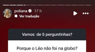 Expôs a verdade! Poliana Rocha fala sobre ausência de Leonardo em evento da Globo