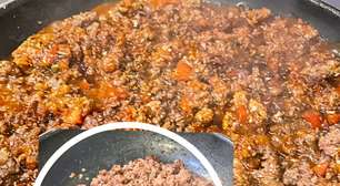 Carne moída sem juntar água com truques de chef: perfeita