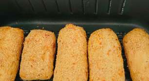 Banana à milanesa sem trigo na Airfryer: crocante e saudável