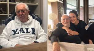 Carlos Alberto de Nóbrega exalta esposa 40 anos mais nova: 'Cuida de mim'