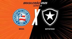 Bahia x Botafogo: onde assistir, escalações e arbitragem
