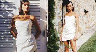 Isis Valverde surge deslumbrante em pre-wedding com vestido de Vivienne Westwood
