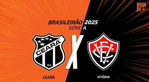 Ceará x Vitoria: onde assistir, escalações e arbitragem