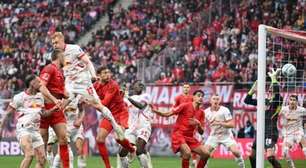 Bayern vira jogo, mas Leipzig empata nos acréscimos e adia festa do título alemão