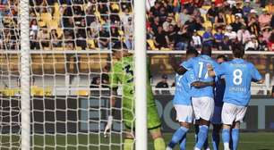 Napoli derrota o Lecce e dispara no Campeonato Italiano