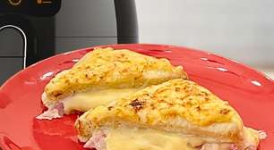 Descubra o lanche francês cremoso e gratinado na Airfryer