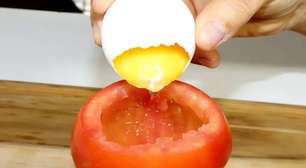 Ovo no Tomate que Salvou Meu Jantar de Última Hora - As Crianças Amaram!