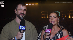 Apresentadora do Multishow passa perrengue com fumaça e reclama ao vivo em show da Gaga