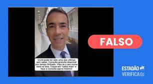 Posts manipulam vídeos de César Tralli e Nikolas Ferreira para divulgar falsa indenização do INSS