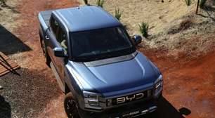 BYD mostra picape híbrida Shark e SUV Yangwang U8 na Agrishow